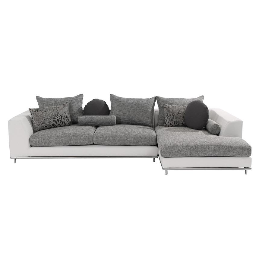 Hanna 2-Piece Sectional Sofa w/Right Chaise  alternate image, 3 of 8 images.
