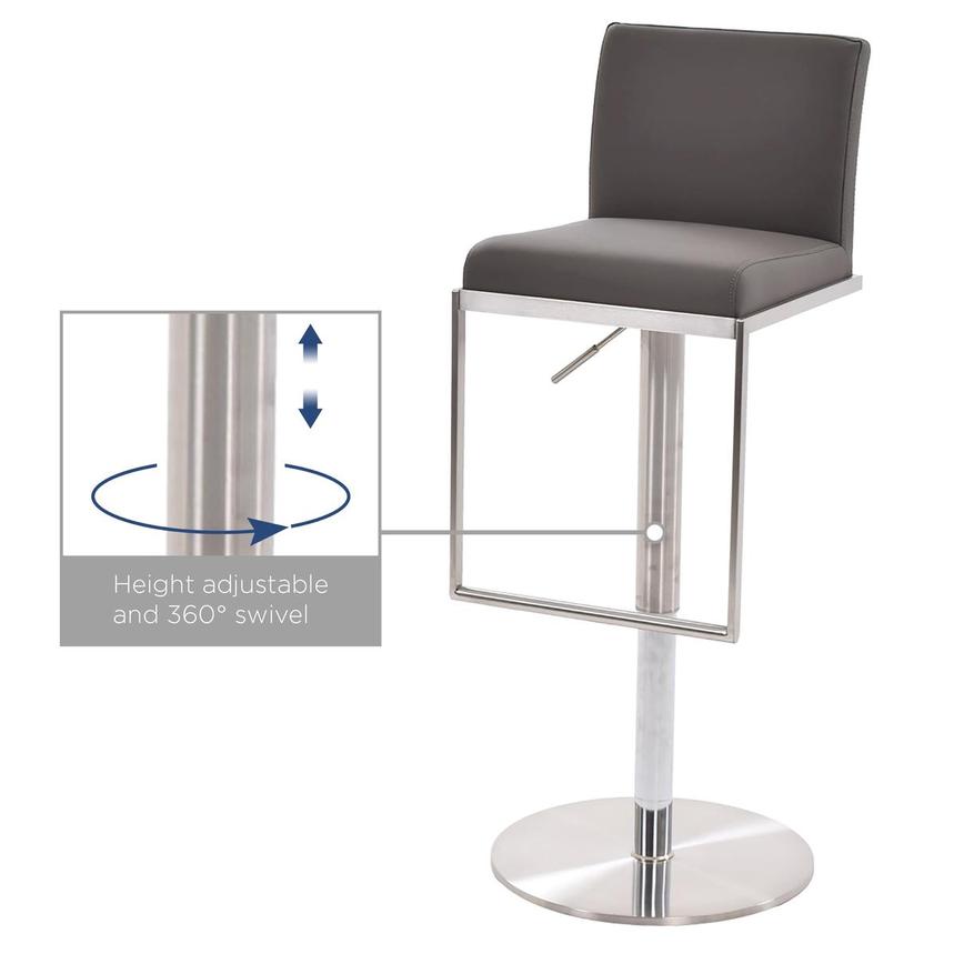 Gray adjustable best sale bar stools