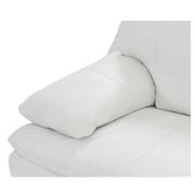 Rio White Leather Loveseat  alternate image, 4 of 7 images.