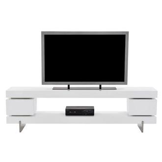 Contour I White Tv Stand El Dorado Furniture