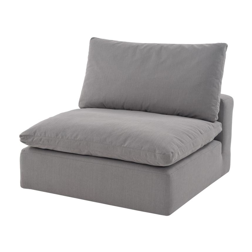 Nube Gray Armless Chair  main image, 1 of 6 images.