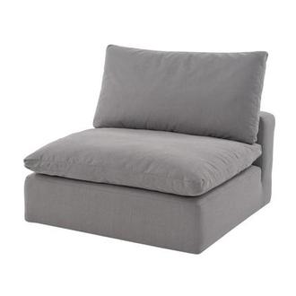 Nube Gray Armless Chair
