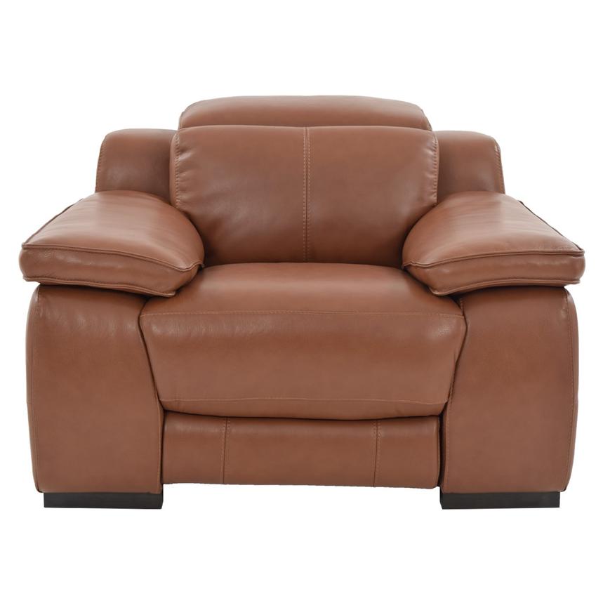 Gian Marco Tan Leather Power Recliner  alternate image, 3 of 9 images.