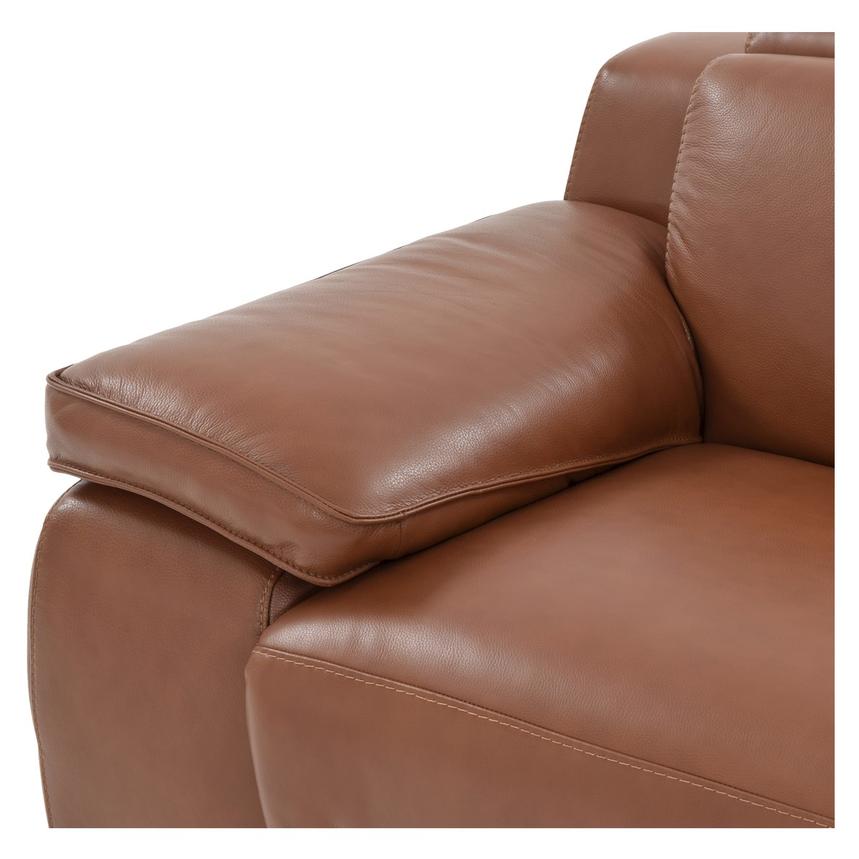 Gian Marco Tan Leather Power Reclining Loveseat  alternate image, 6 of 10 images.