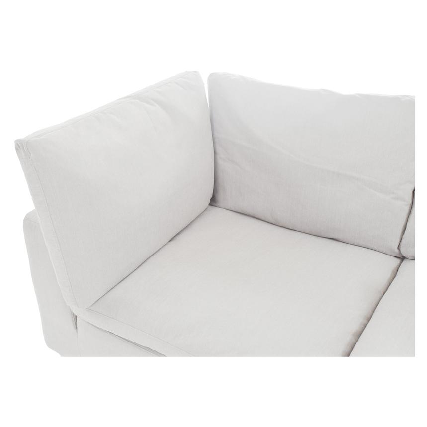 Nube White Corner Sofa with 5PCS/3 Armless Chairs | El Dorado Furniture