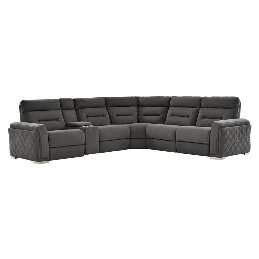 Kim Gray Power Reclining Sectional El Dorado Furniture