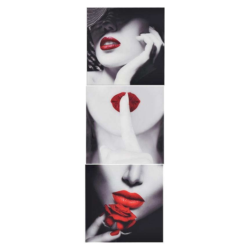 Rouge I Set of 3 Acrylic Wall Art  alternate image, 4 of 5 images.