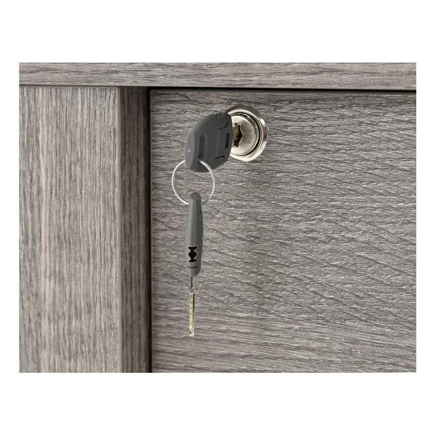 Tivo Gray Credenza w/Hutch  alternate image, 10 of 11 images.