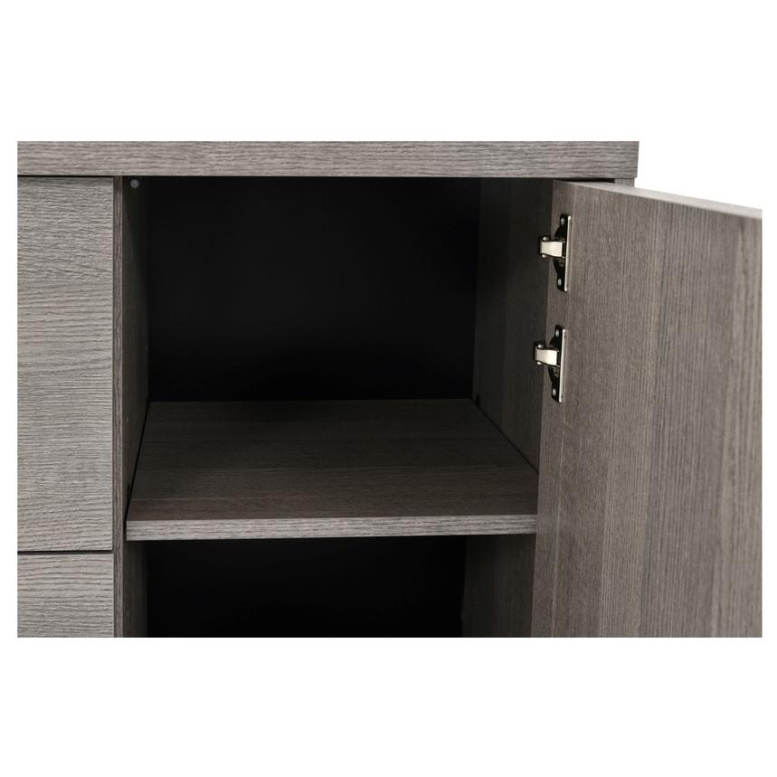 Tivo Gray Credenza w/Hutch alternate image, 9 of 11 images.
