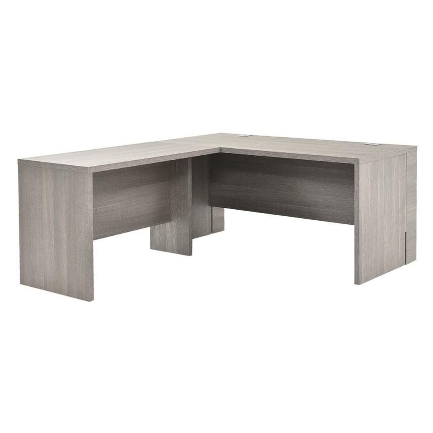 Tivo Gray Medium L-Shaped Desk alternate image, 4 of 6 images.