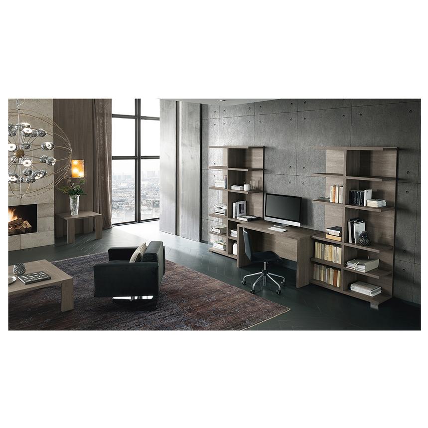 Tivo Gray L Shaped Desk Made In Italy El Dorado Furniture Tivo Gray L Shaped Desk Made In Italy