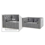 Emma Gray Loveseat  alternate image, 9 of 11 images.