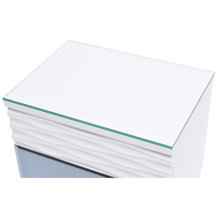 Manhattan White Protective Nightstand Glass Top  alternate image, 4 of 11 images.