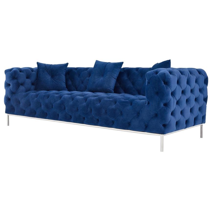 Crandon Blue Sofa  main image, 1 of 8 images.