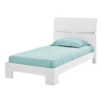 Brighton White Twin Platform Bed