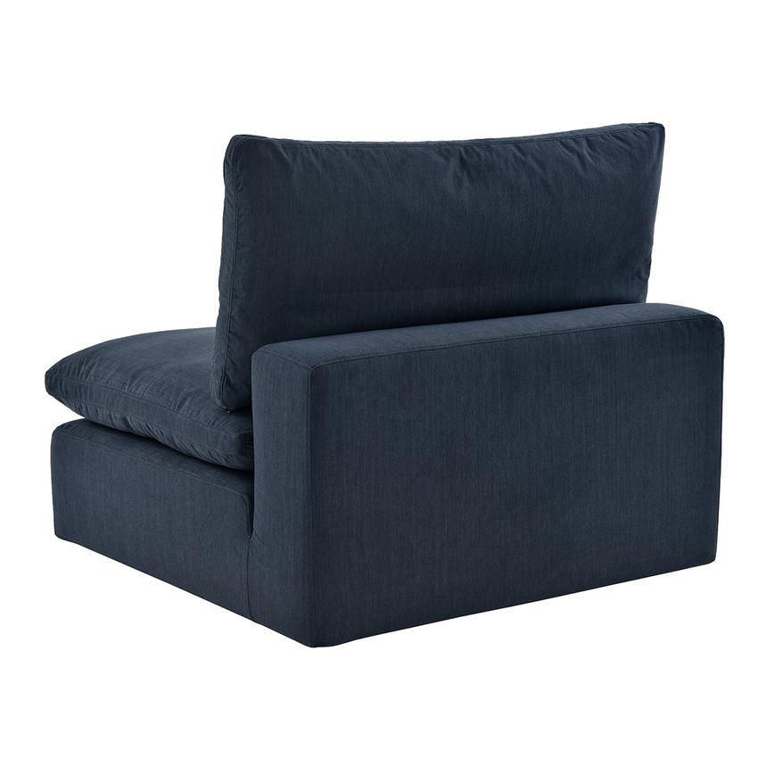 Nube Ii Blue Armless Chair El Dorado Furniture