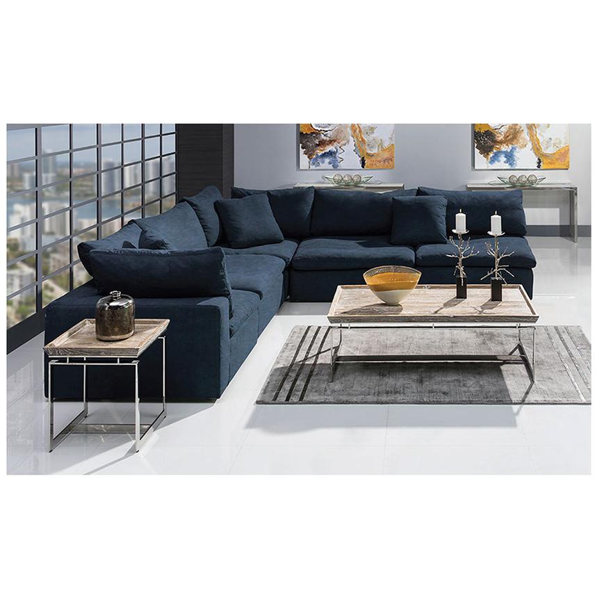 Nube Ii Blue Sectional Sofa