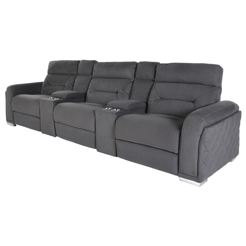 Kim Gray Home Theater Seating with 5PCS/2PWR  main image, 1 of 8 images.