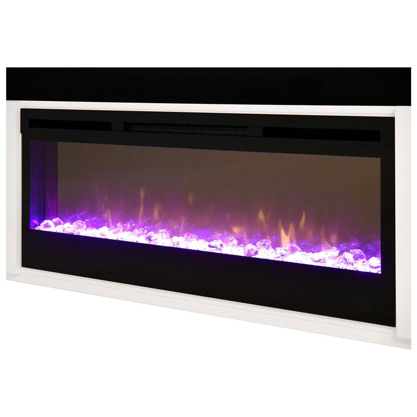 Mile White Electric Fireplace  alternate image, 11 of 14 images.