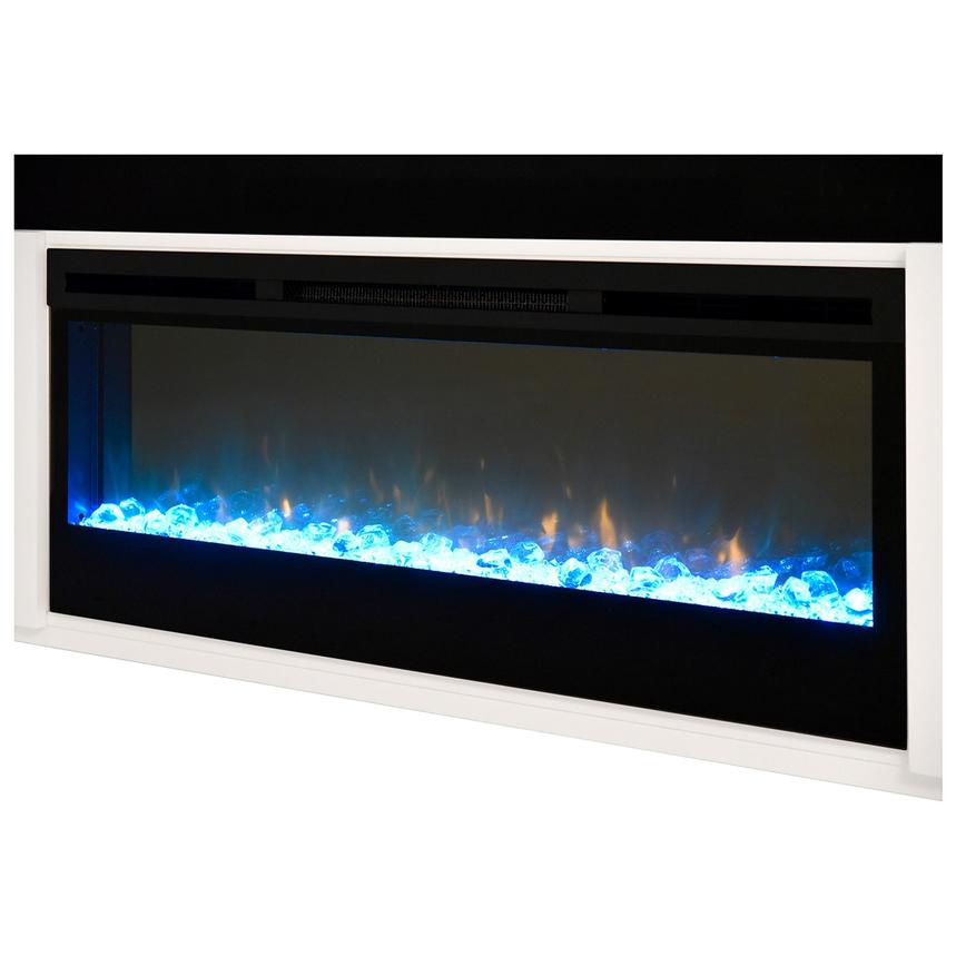 Mile White Electric Fireplace  alternate image, 4 of 12 images.