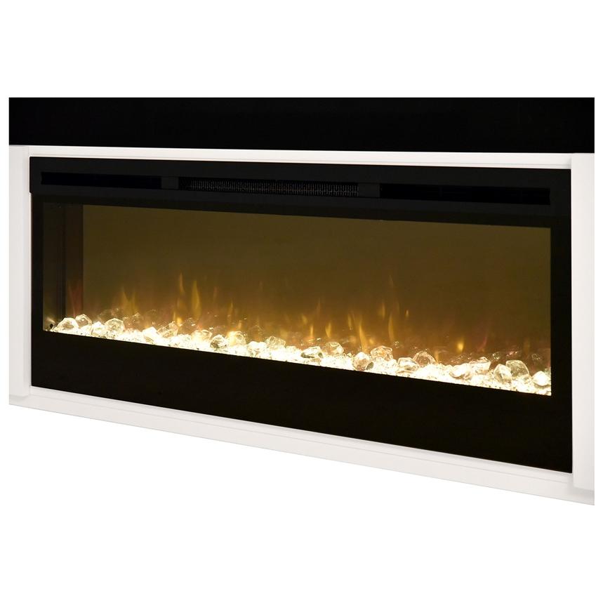 Mile White Electric Fireplace El Dorado Furniture