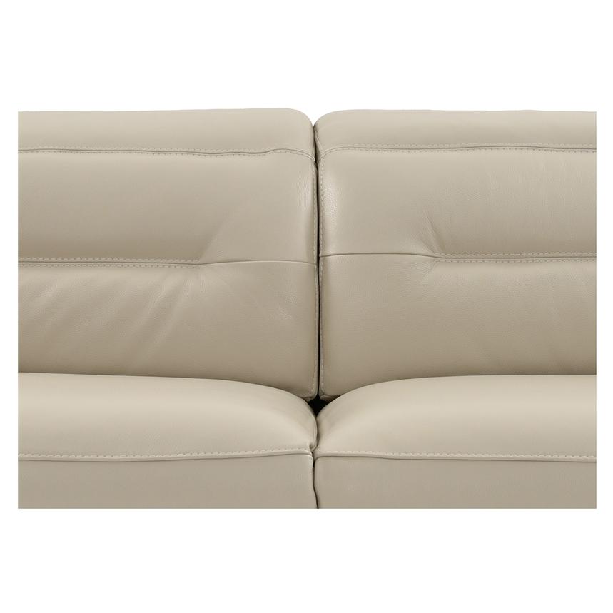 Anabel Cream Leather Power Reclining Loveseat  alternate image, 7 of 14 images.