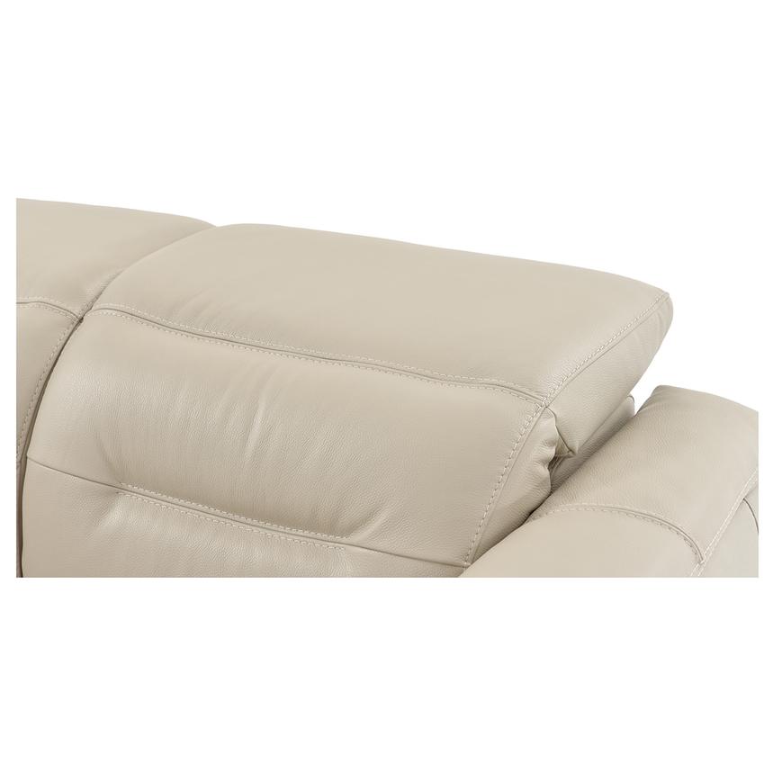 Anabel Cream Leather Power Reclining Sofa  alternate image, 9 of 14 images.