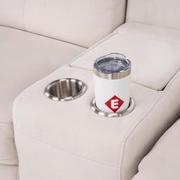 Jameson Cream Home Theater Seating with 5PCS/2PWR  alternate image, 5 of 9 images.
