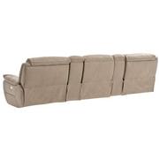 Dan Cream Home Theater Seating with 5PCS/2PWR  alternate image, 5 of 10 images.