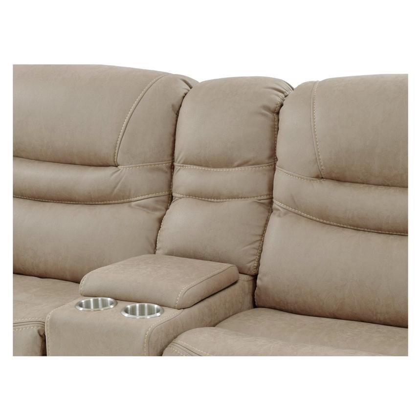 Dan Cream Home Theater Seating with 5PCS/2PWR alternate image, 6 of 10 images.