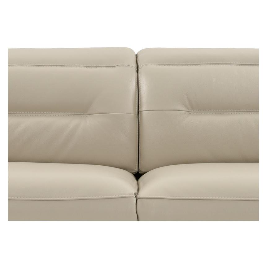 Anabel Cream Leather Power Reclining Sectional with 5PCS/3PWR  alternate image, 8 of 15 images.