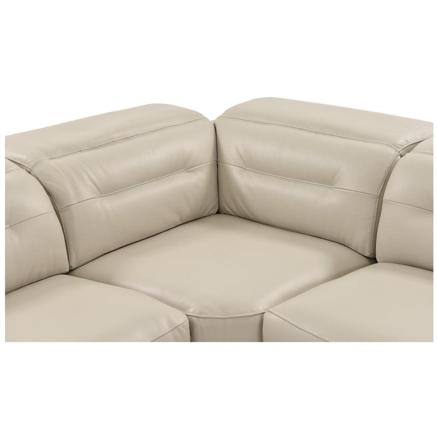 Anabel Cream Leather Power Reclining Sectional with 6PCS/3PWR  alternate image, 8 of 17 images.