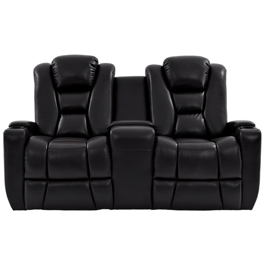 Transformer II Black Power Motion Sofa w/Console | El Dorado Furniture