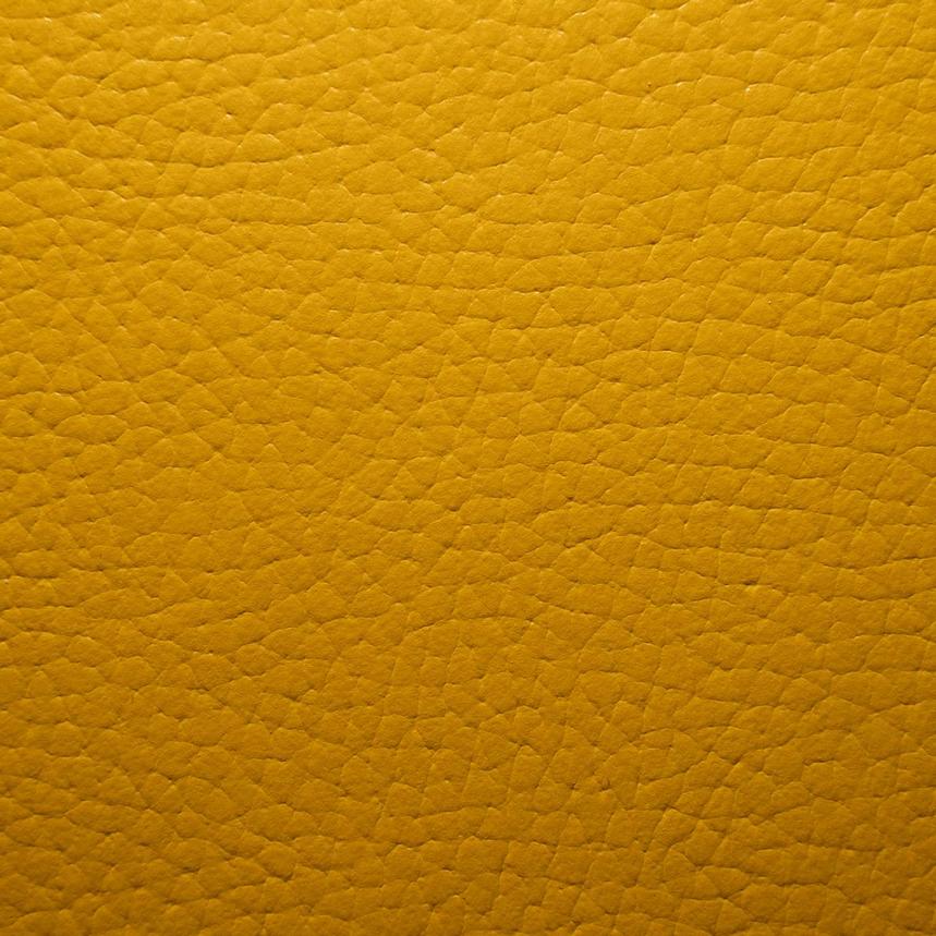 Cute Yellow Leather Swivel Chair  alternate image, 8 of 9 images.