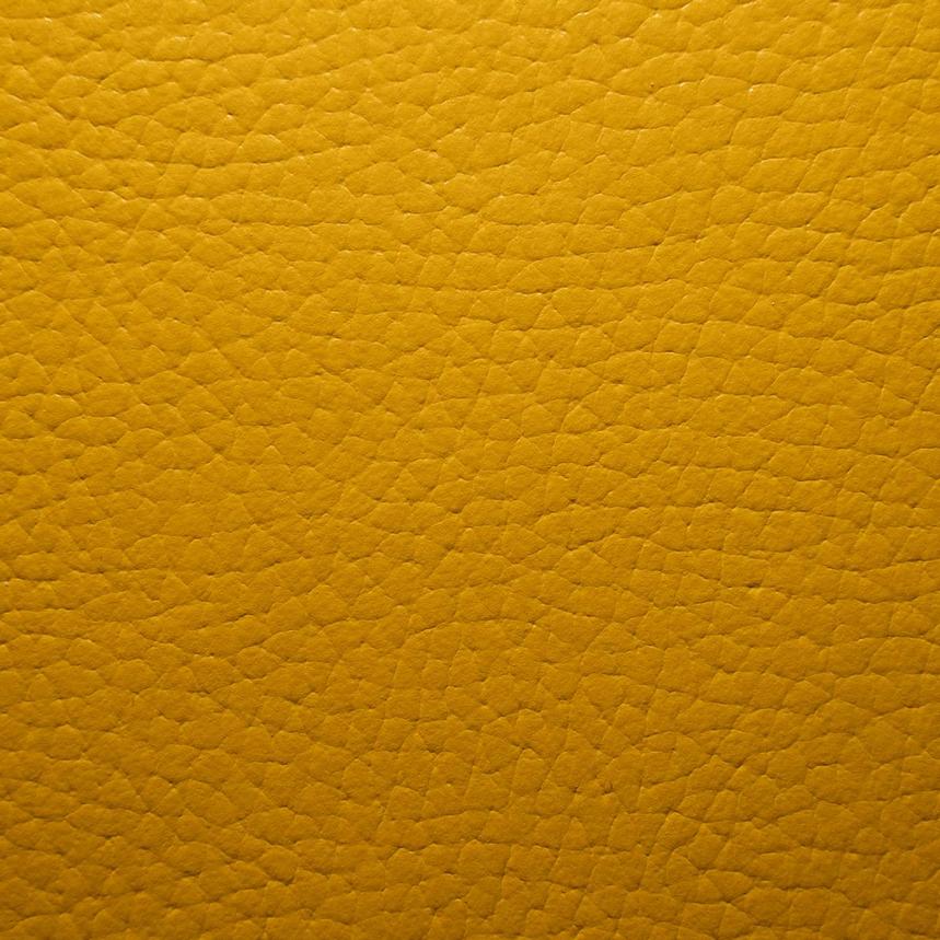 Cute Yellow Leather Accent Chair  alternate image, 8 of 9 images.