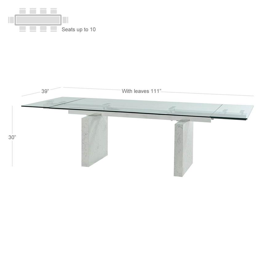 Industria Extendable Dining Table  alternate image, 3 of 7 images.