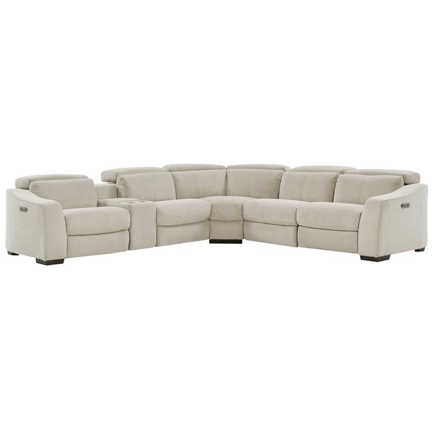Jameson Cream Power Reclining Sectional with 6PCS/3PWR  main image, 1 of 10 images.