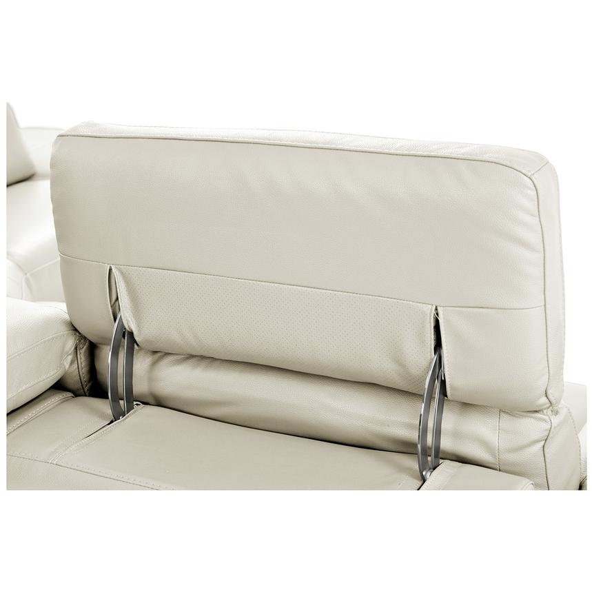 Toronto White Leather Power Reclining Sofa w/Right Chaise  alternate image, 8 of 11 images.