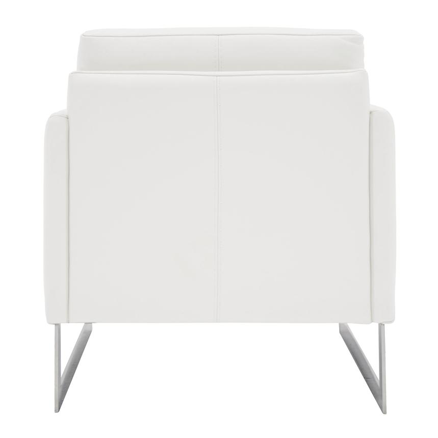 Coco White Leather Accent Chair El Dorado Furniture
