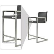 Carlyn Gray Counter Stool  alternate image, 7 of 7 images.