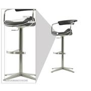 Primo Gray Adjustable Stool  alternate image, 8 of 8 images.