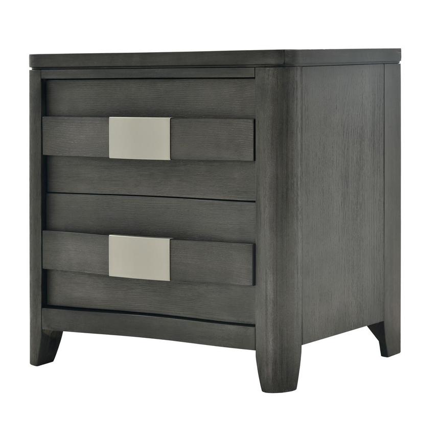 Contour Gray Nightstand  alternate image, 3 of 9 images.