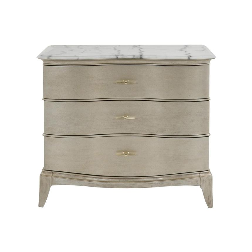 Starlite Marble Top Nightstand El Dorado Furniture
