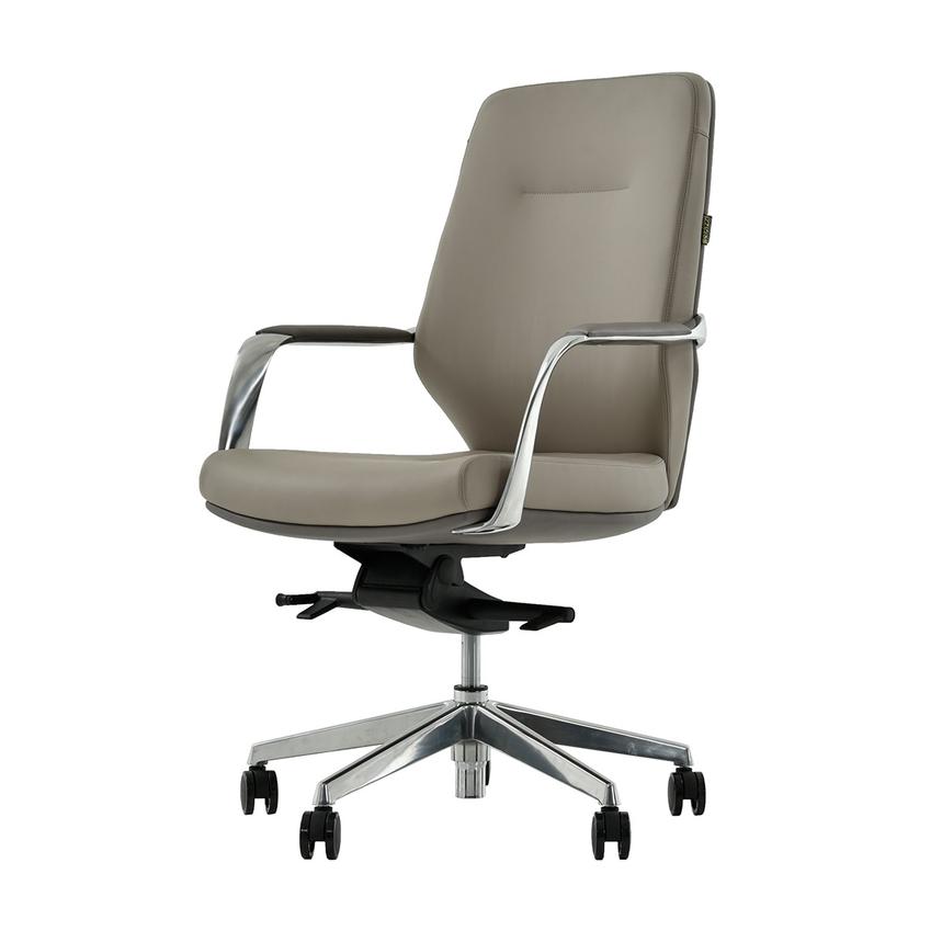 Yoshi Gray Low Back Desk Chair  alternate image, 3 of 8 images.