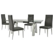 Madox/Hyde I Dark Gray 5-Piece Dining Set  main image, 1 of 14 images.