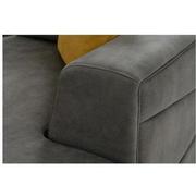 Grigio Gray 4PC Sectional Sofa w/Right Chaise  alternate image, 5 of 7 images.