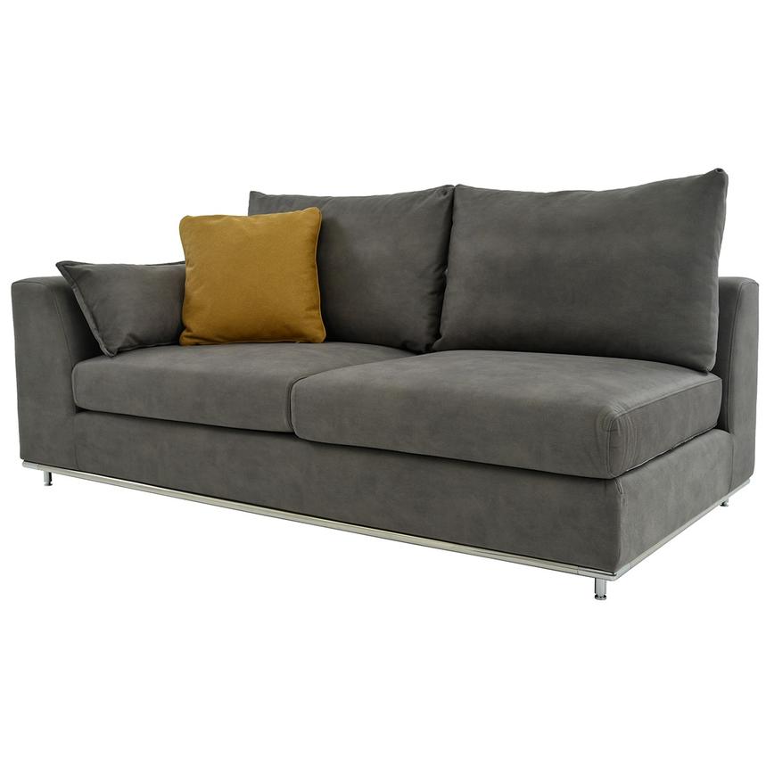 Grigio Gray Left Sofa  alternate image, 3 of 7 images.