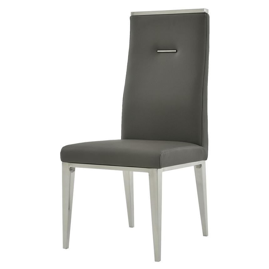 Hyde Dark Gray Side Chair  alternate image, 3 of 8 images.