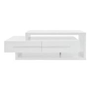 Avanti White Coffee Table w/Casters  main image, 1 of 6 images.