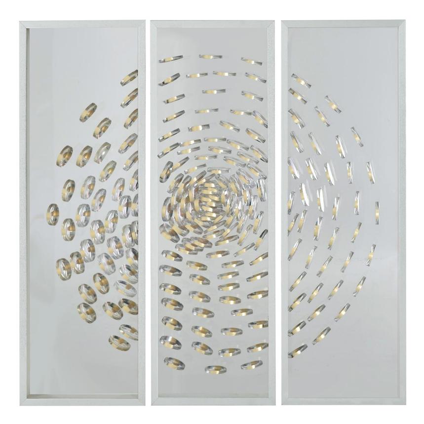 Silver Swirl Set of 3 Shadow Boxes | El Dorado Furniture